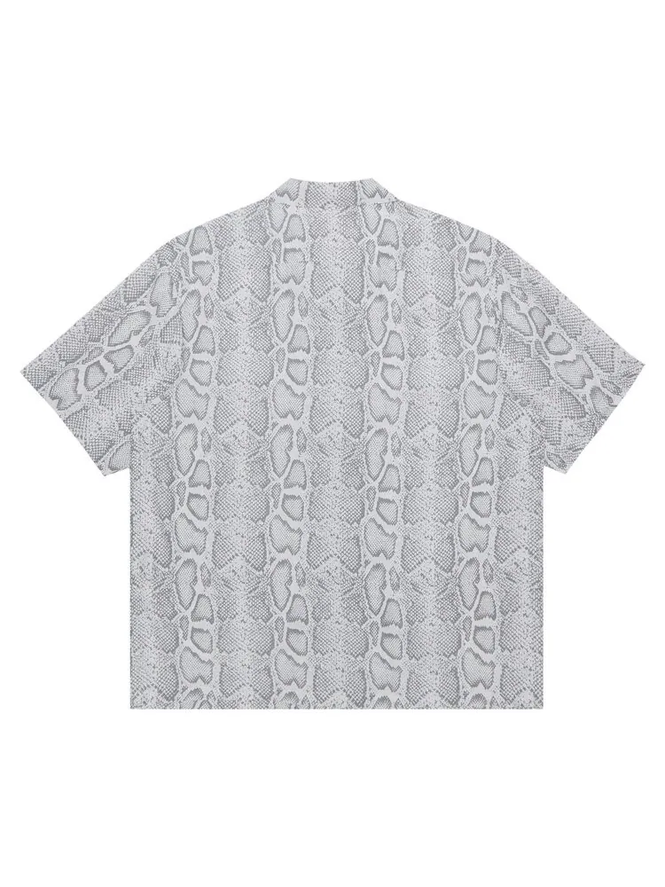 Рубашка Supreme Snake Short-Sleeve 'White' — изображение 2 из 3, белый