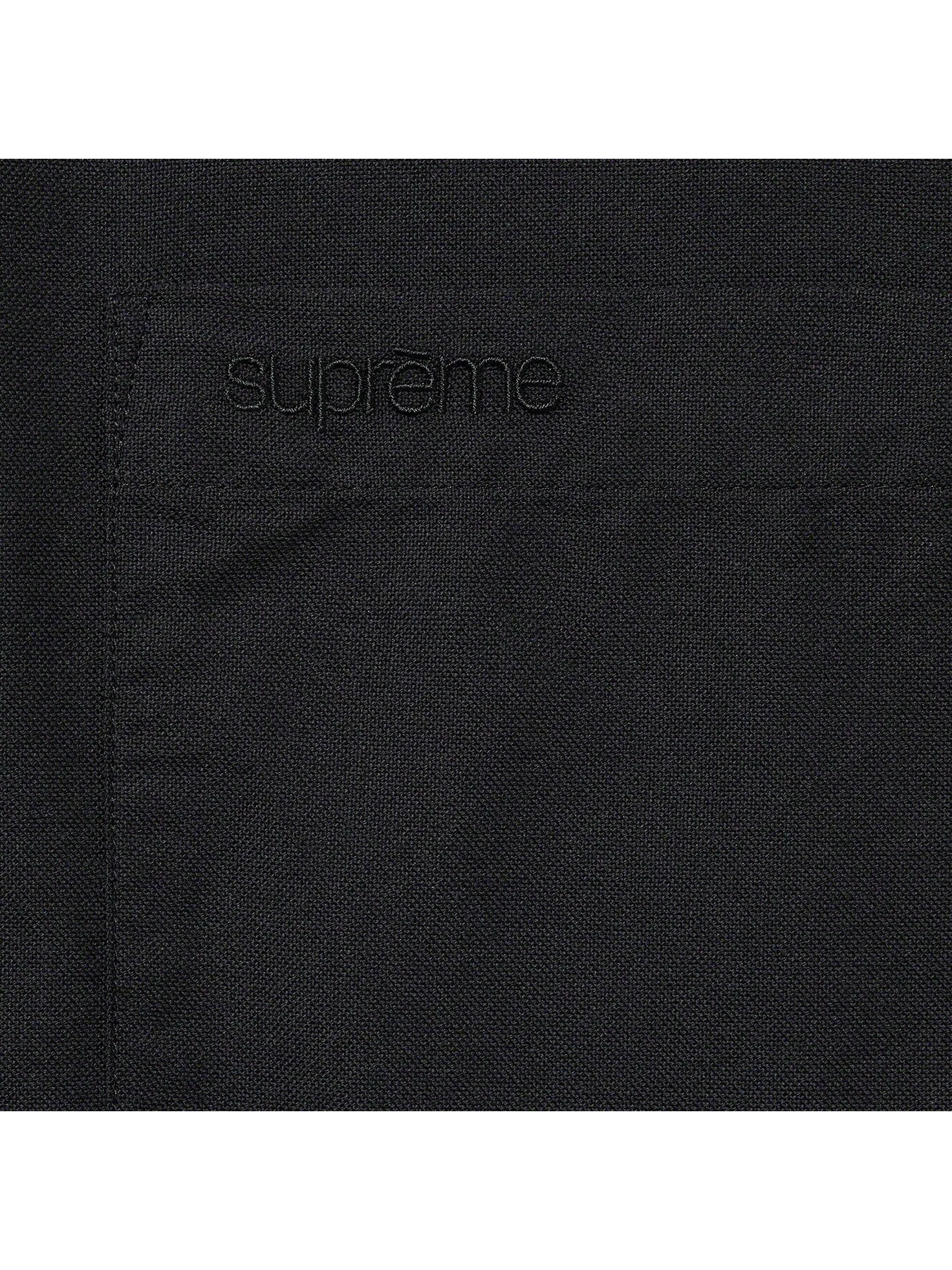 Рубашка Supreme Loose Fit Short-Sleeve Oxford — изображение 2 из 2, черный