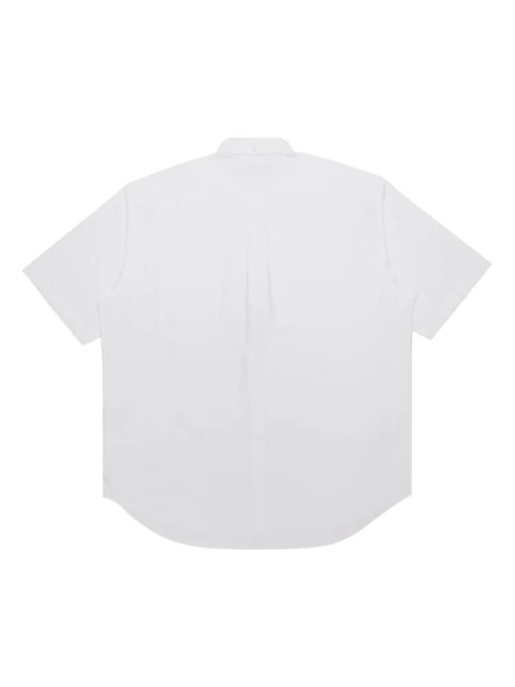 Рубашка Supreme Loose Fit Short-Sleeve Oxford 'White' — изображение 2 из 3, белый