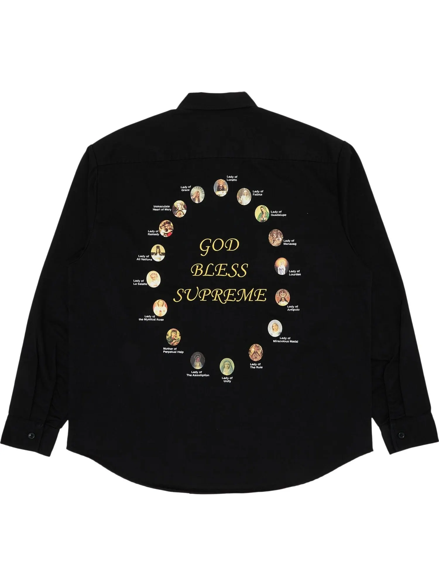 Рубашка Supreme Our Lady Work — изображение 2 из 3, черный