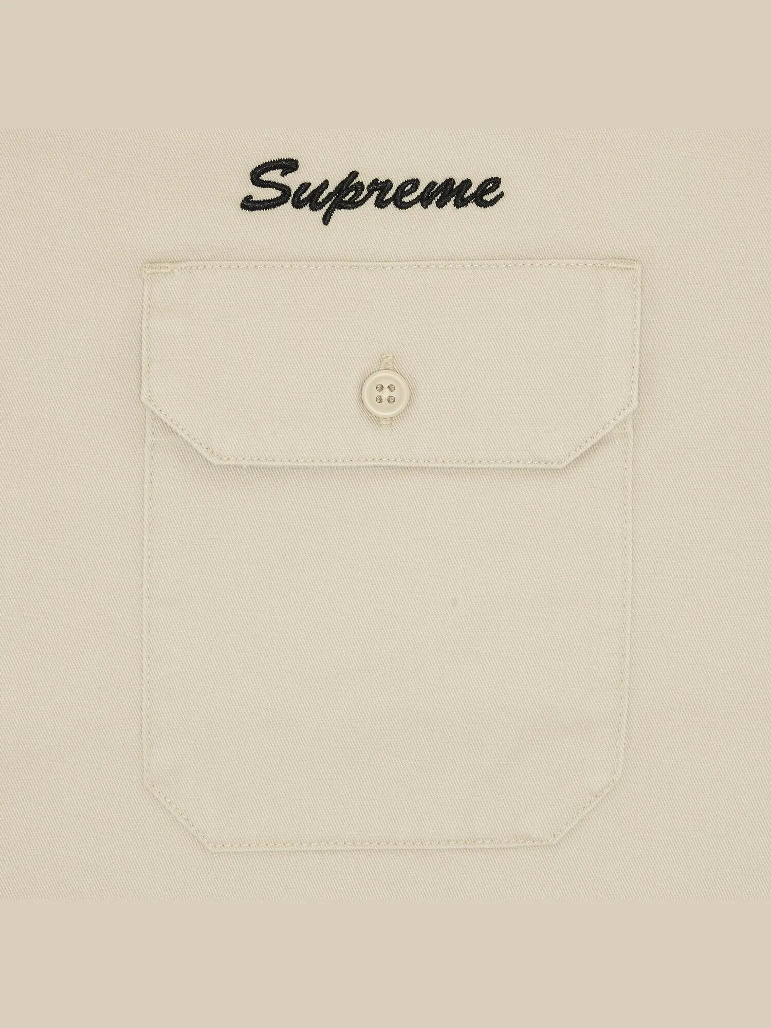Рубашка Supreme Our Lady Work — изображение 3 из 3, бежевый