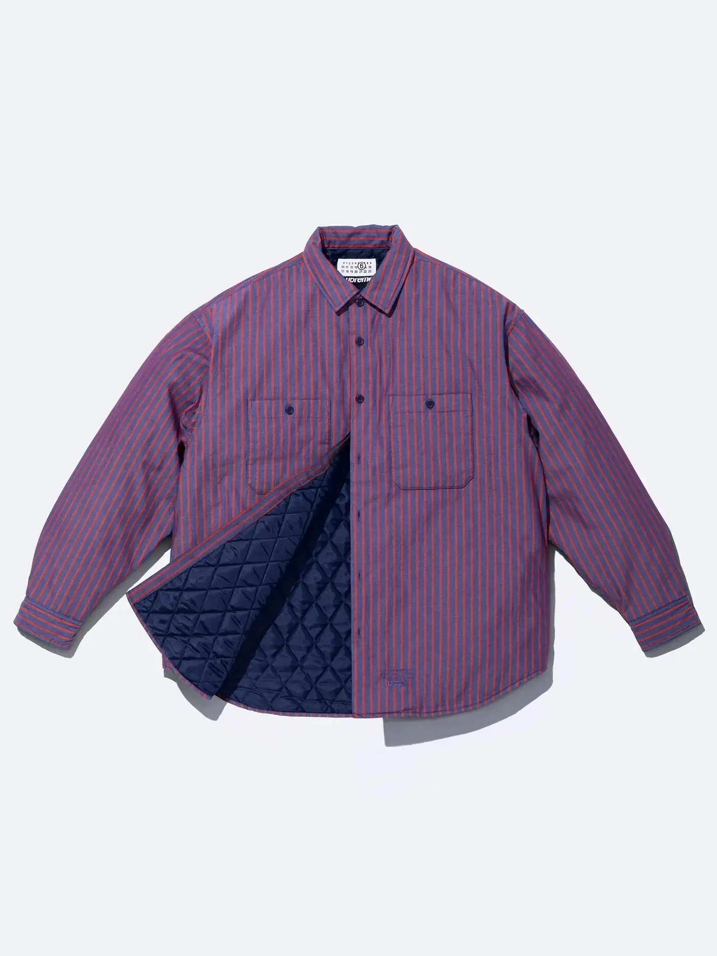 Стеганая рубашка Supreme x MM6 Maison Margiela — изображение 1 из 4, мульти