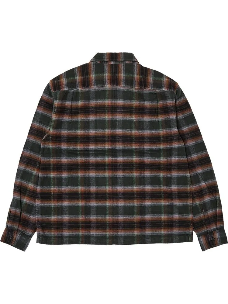 Рубашка Supreme Shadow Plaid Flannel Zip Up 'Green' — изображение 2 из 3, зеленый