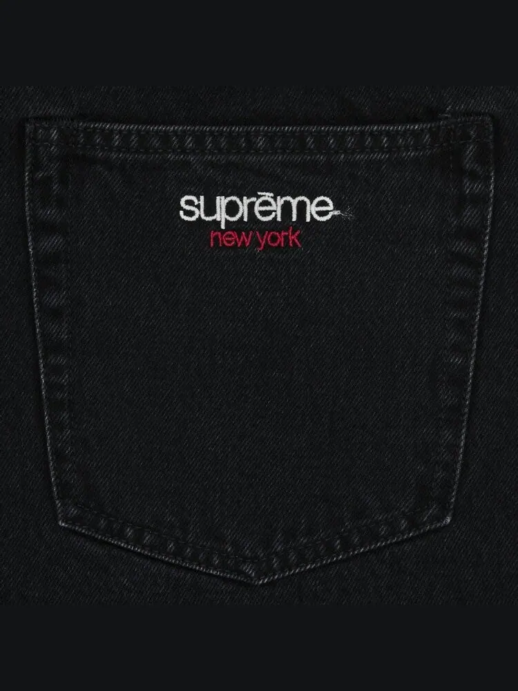 Шорты Supreme Baggy Denim Short — изображение 3 из 3, черный