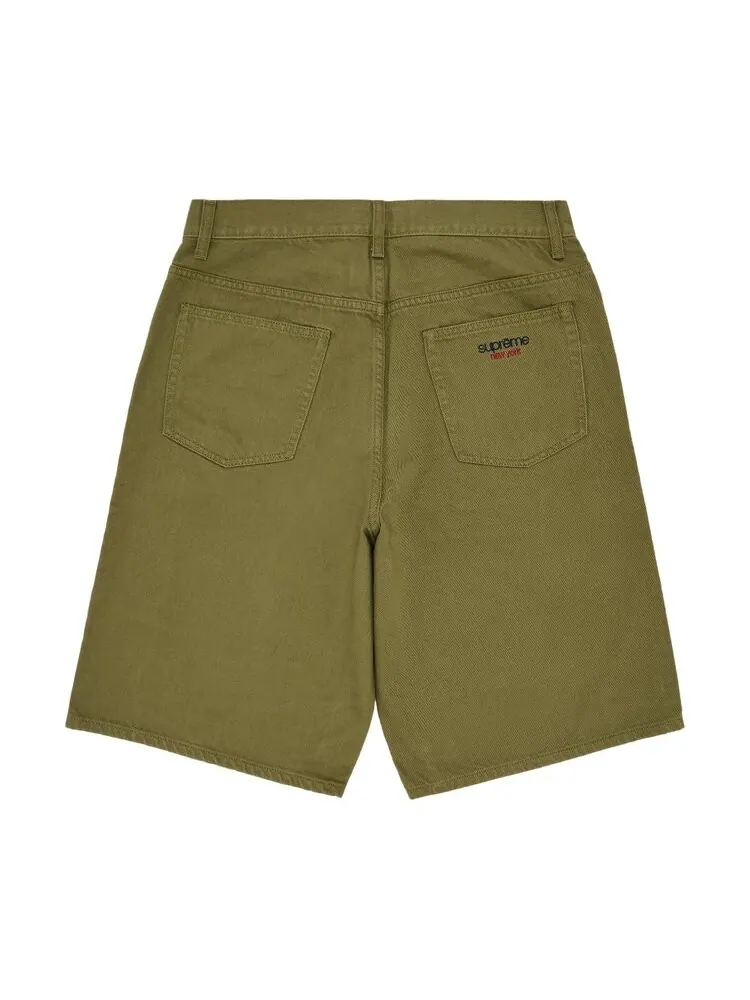 Шорты Supreme Baggy Denim Short — изображение 2 из 3, зеленый