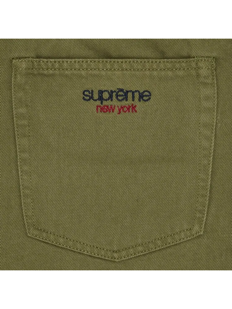 Шорты Supreme Baggy Denim Short — изображение 3 из 3, зеленый
