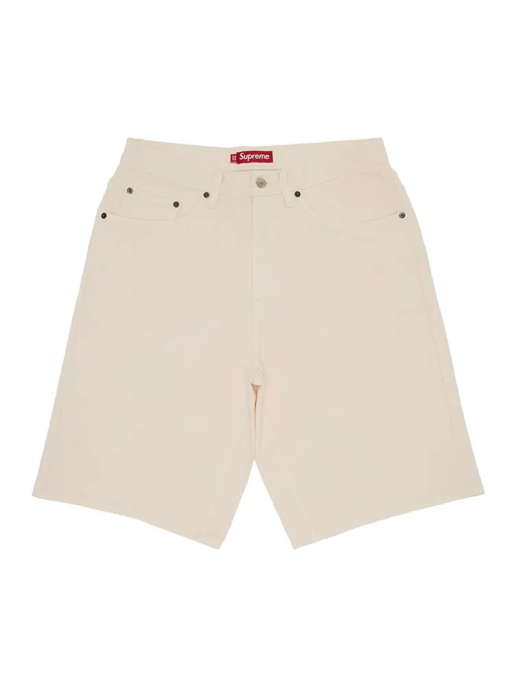 Шорты Supreme Baggy Denim Short — изображение 1 из 3, бежевый