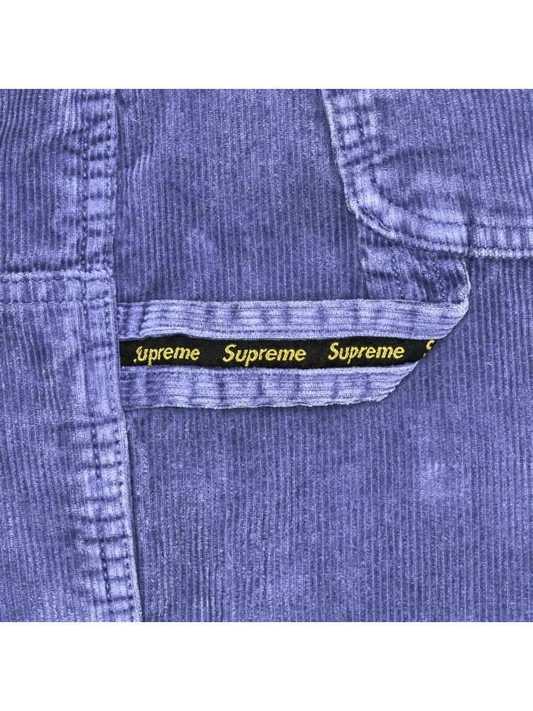 Шорты Supreme Washed Corduroy Double Knee Painter Short — изображение 3 из 3, синий