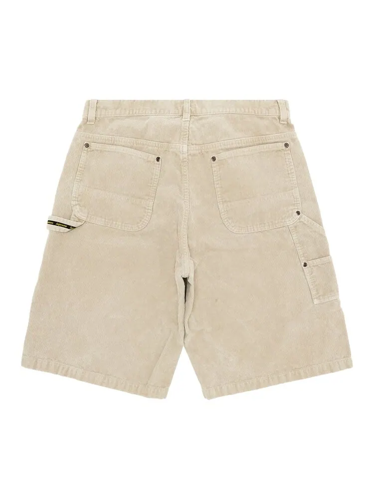 Шорты Supreme Washed Corduroy Double Knee Painter Short — изображение 2 из 3, бежевый