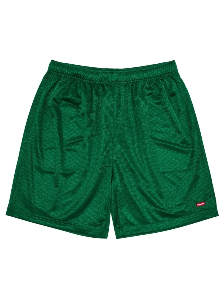 Шорты Supreme Small Box Baggy Mesh Short — изображение 1 из 3, зеленый