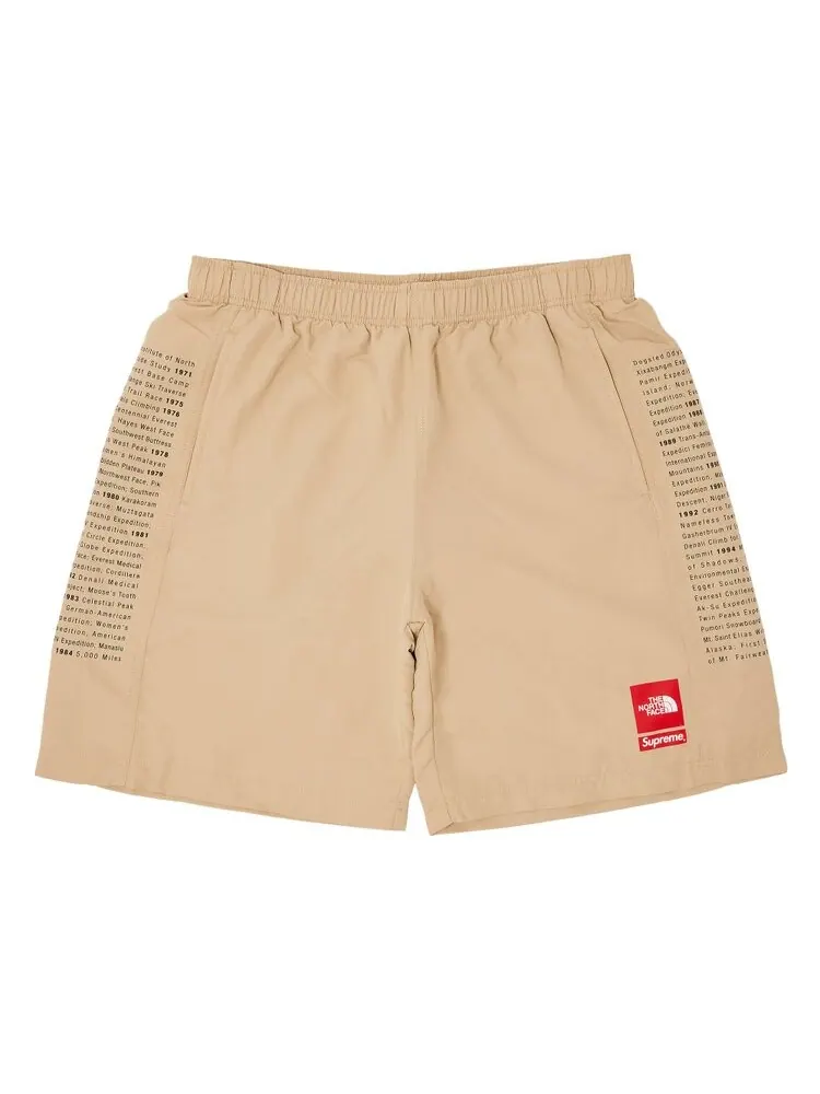 Шорты Supreme x The North Face Nylon Short — изображение 1 из 3, бежевый