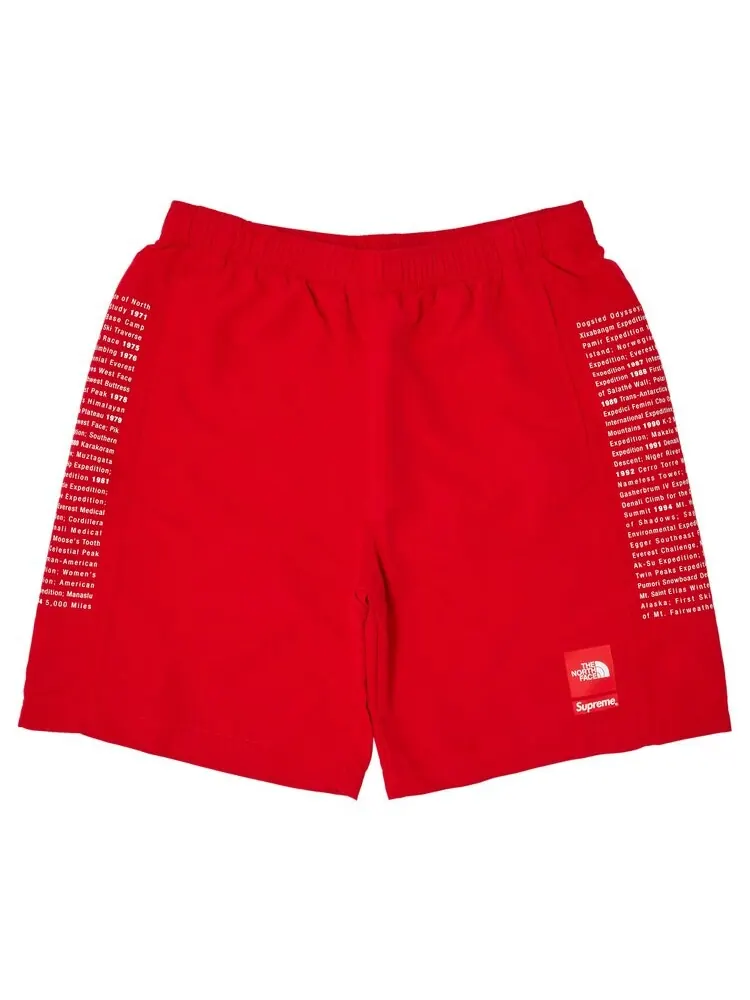 Шорты Supreme x The North Face Nylon Short — изображение 1 из 3, красный