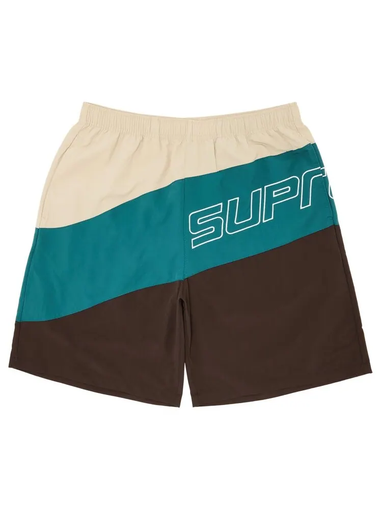 Шорты Supreme Curve Nylon Short — изображение 1 из 3, коричневый