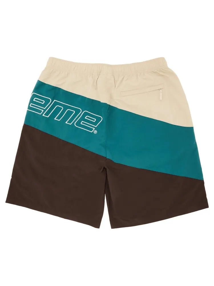 Шорты Supreme Curve Nylon Short — изображение 2 из 3, коричневый