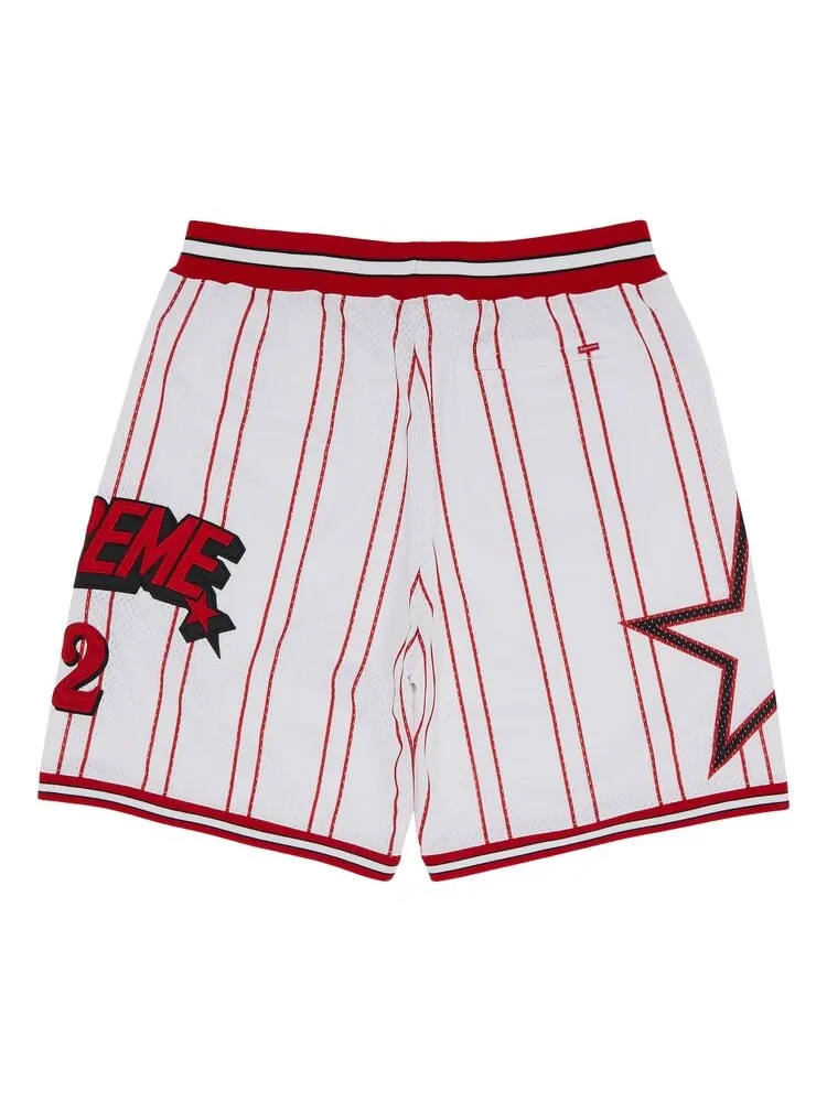 Шорты Supreme Star Basketball Short — изображение 2 из 3, белый