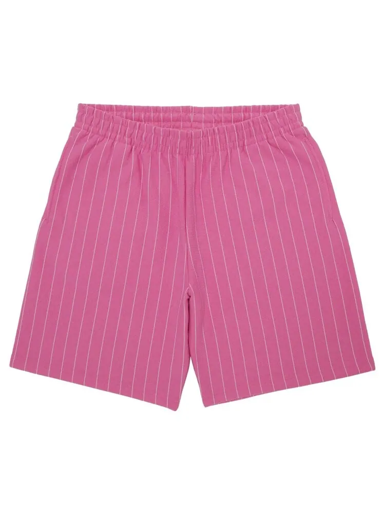 Шорты Supreme Pinstripe Sweatshort — изображение 1 из 3, розовый