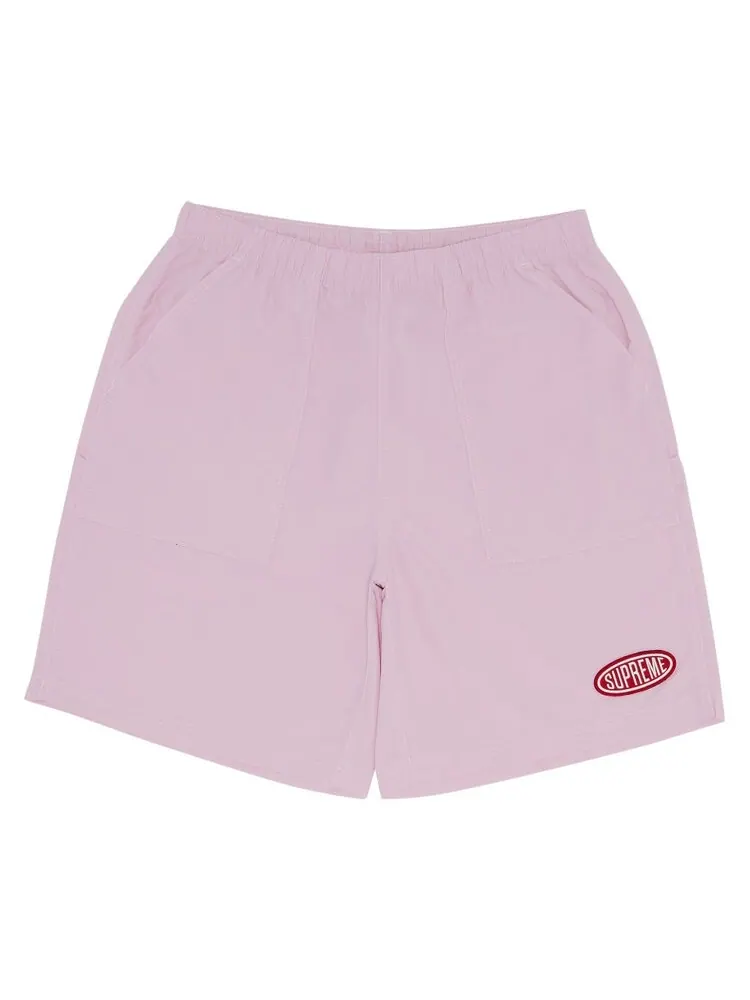 Шорты Supreme Nylon Painter Short — изображение 1 из 3, бледный розовый