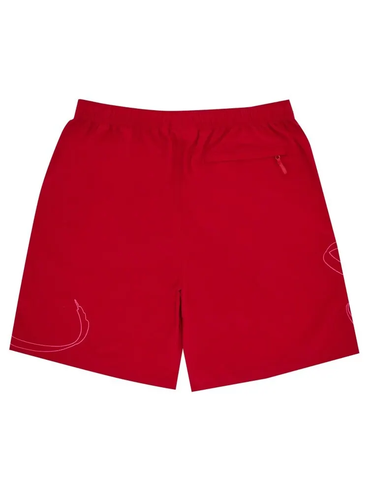 Шорты Supreme Tag Water Short — изображение 2 из 3, красный