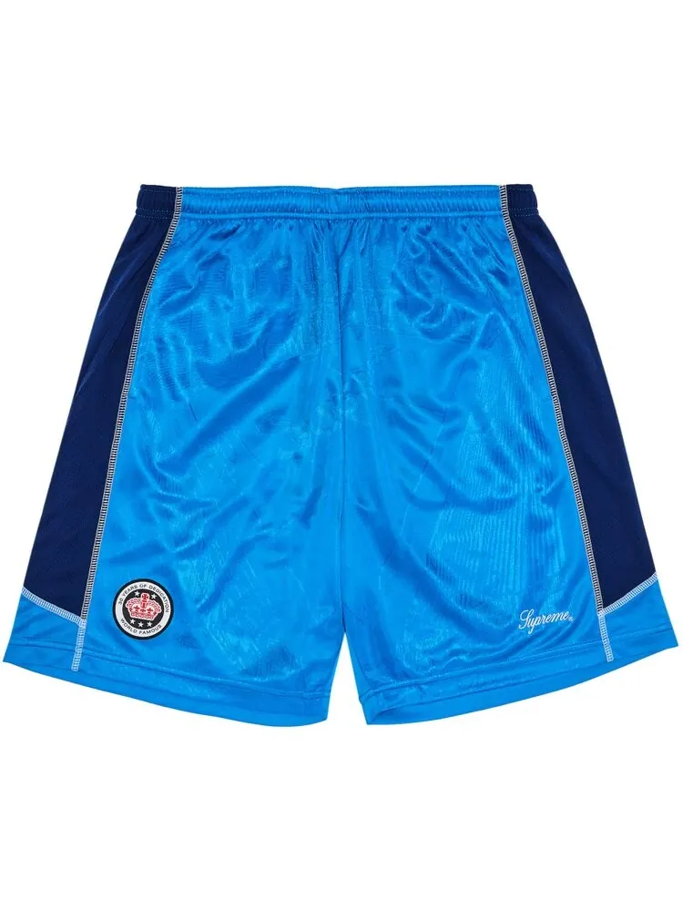 Шорты Supreme Jacquard Soccer Short — изображение 1 из 3, синий
