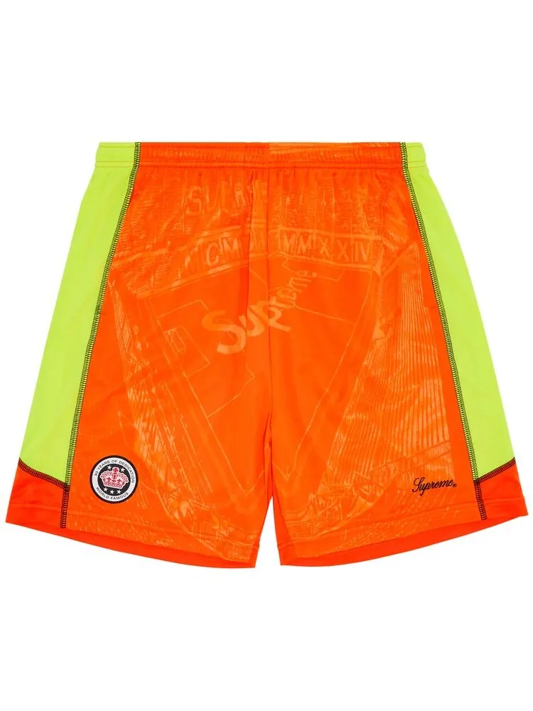 Шорты Supreme Jacquard Soccer Short — изображение 1 из 3, оранжевый
