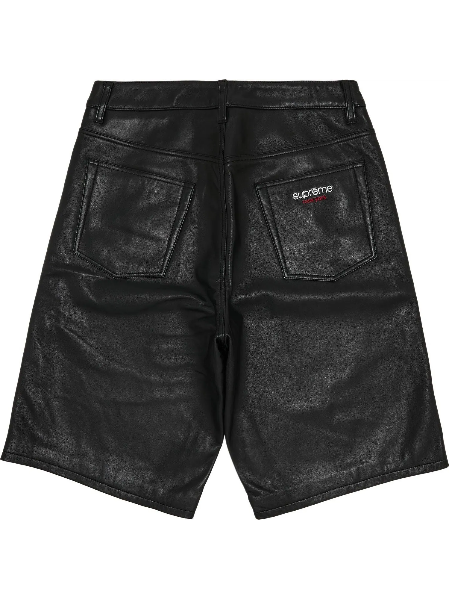 Шорты Supreme Baggy Leather — изображение 2 из 3, черный