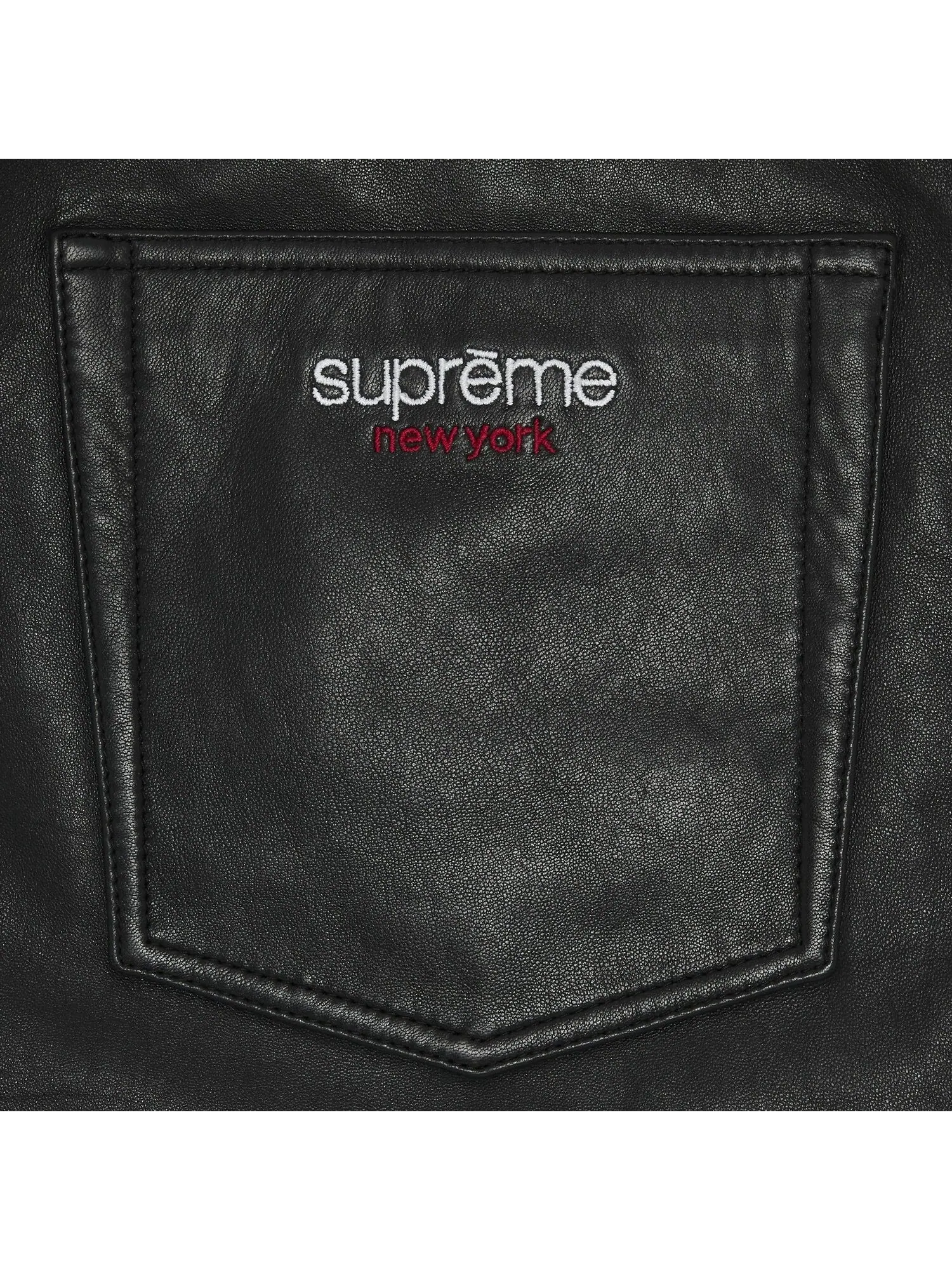 Шорты Supreme Baggy Leather — изображение 3 из 3, черный