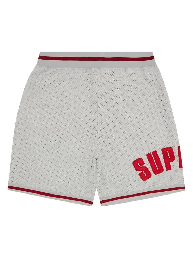 Шорты Supreme Ultrasuede Mesh Short — изображение 1 из 3, серый