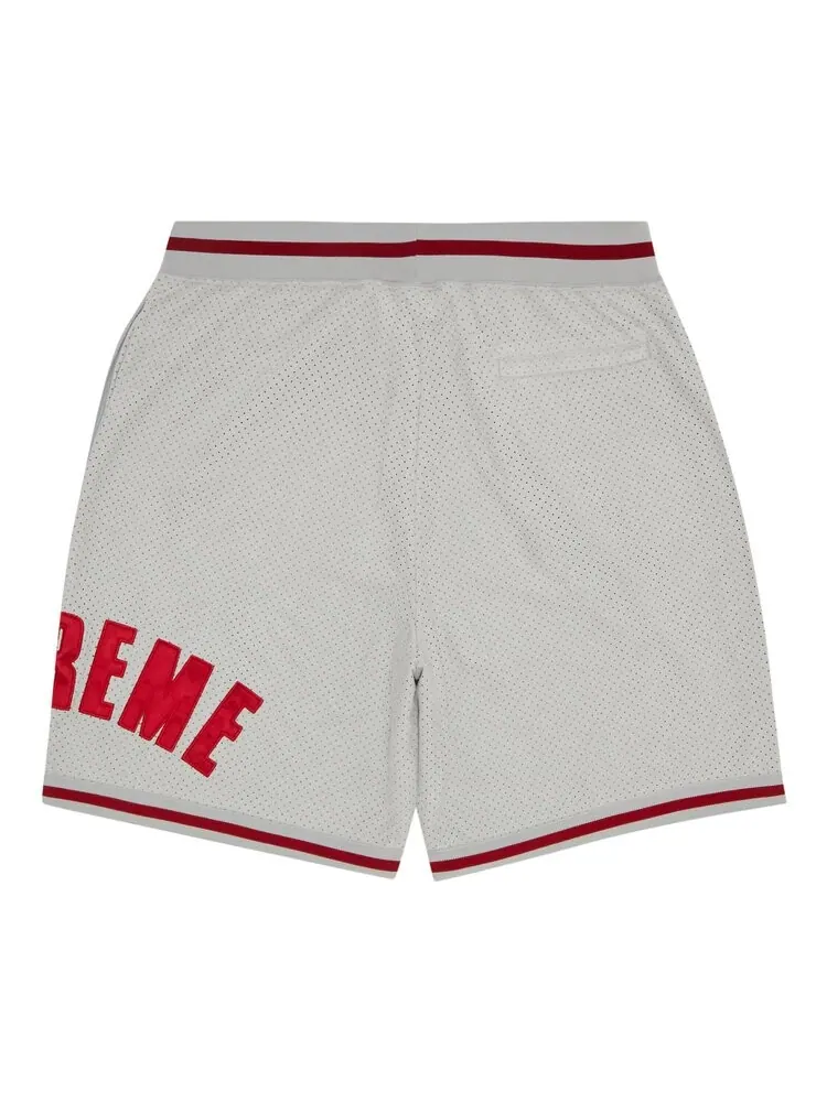 Шорты Supreme Ultrasuede Mesh Short — изображение 2 из 3, серый