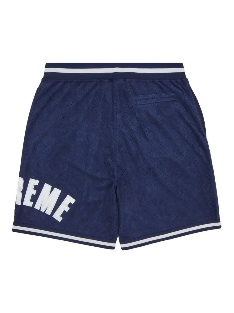 Шорты Supreme Ultrasuede Mesh Short — изображение 2 из 3, синий