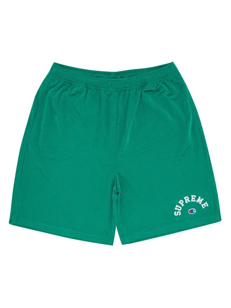 Шорты Supreme x Champion Mesh Short — изображение 1 из 3, зеленый