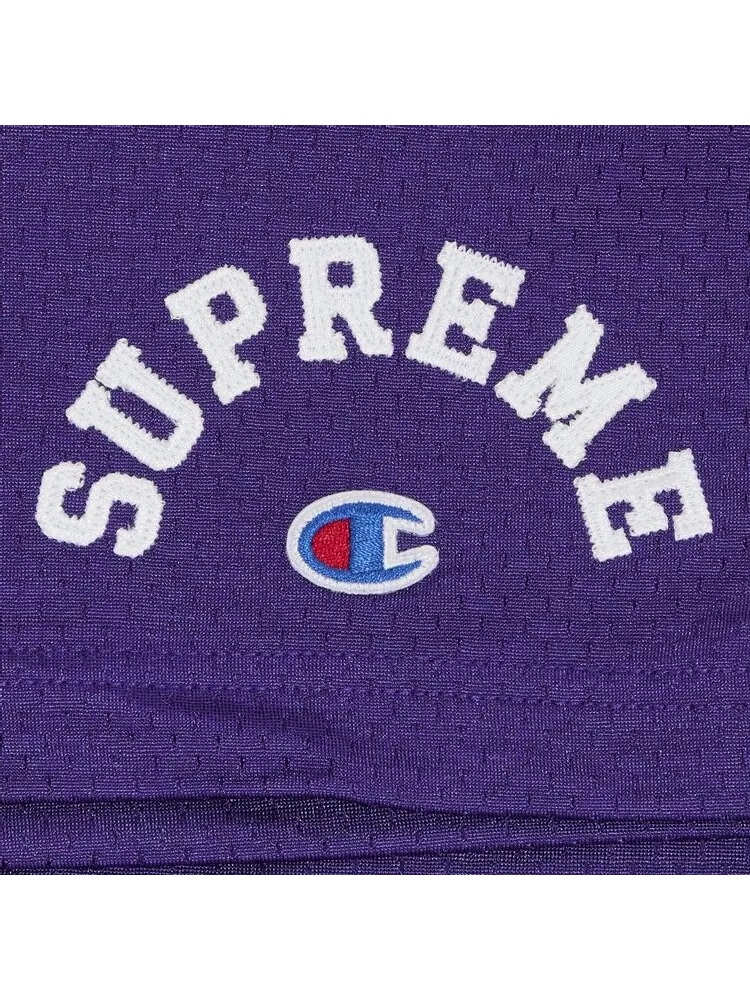 Шорты Supreme x Champion Mesh Short — изображение 3 из 3, фиолетовый