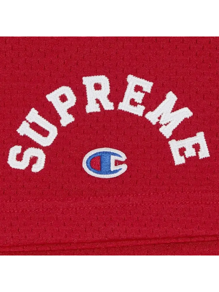 Шорты Supreme x Champion Mesh Short — изображение 3 из 3, красный