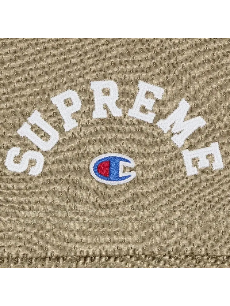Шорты Supreme x Champion Mesh Short — изображение 3 из 3, бежевый