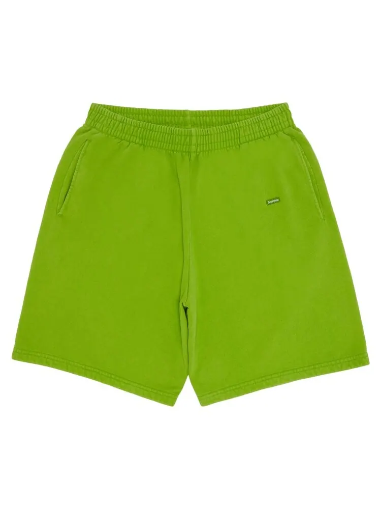 Шорты Supreme Overdyed Small Box Sweatshort — изображение 1 из 3, зеленый