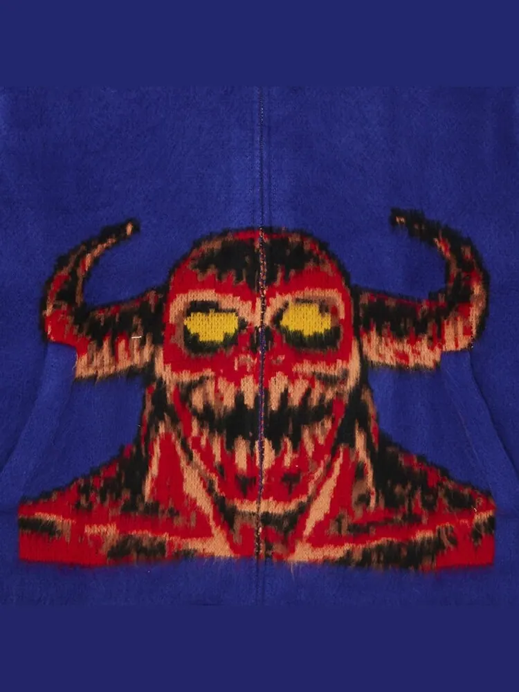 Толстовка Supreme x Toy Machine Zip Up Hooded 'Blue' — изображение 3 из 3, синий