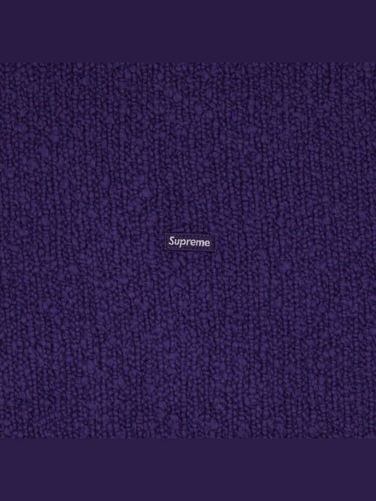 Свитер Supreme Bouclé Small Box 'Purple' — изображение 2 из 2, фиолетовый