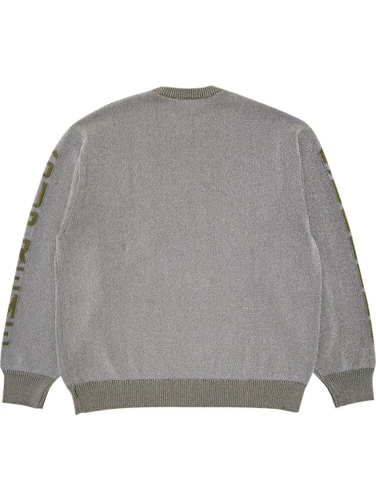 Свитер Supreme Reflective 'Olive' — изображение 2 из 3, зеленый