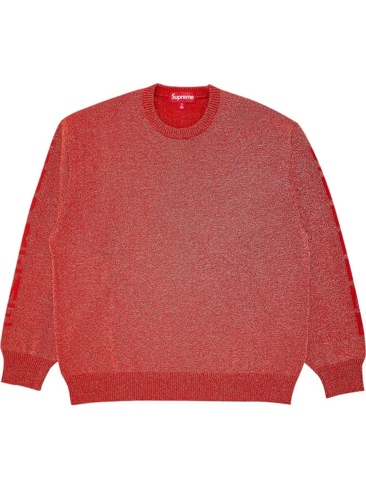 Свитер Supreme Reflective 'Orange' — изображение 1 из 3, оранжевый