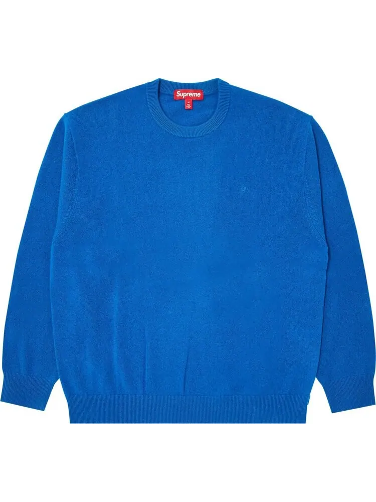 Свитер Supreme Cashmere 'Blue' — изображение 1 из 3, синий