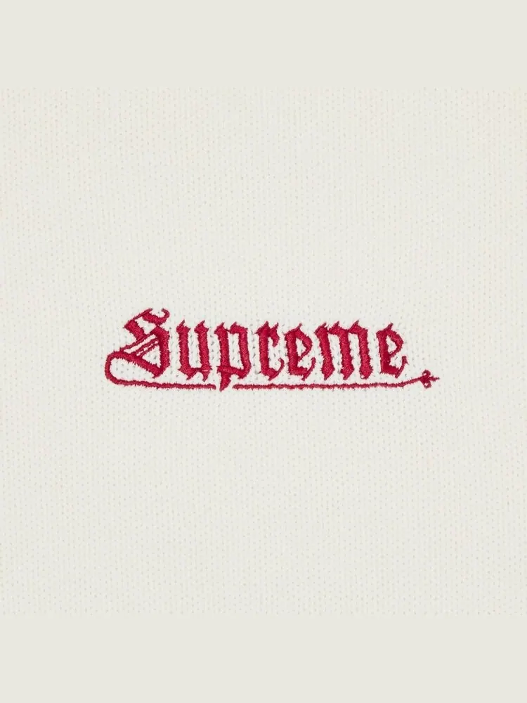 Свитер Supreme Old English Sweater — изображение 3 из 3, белый