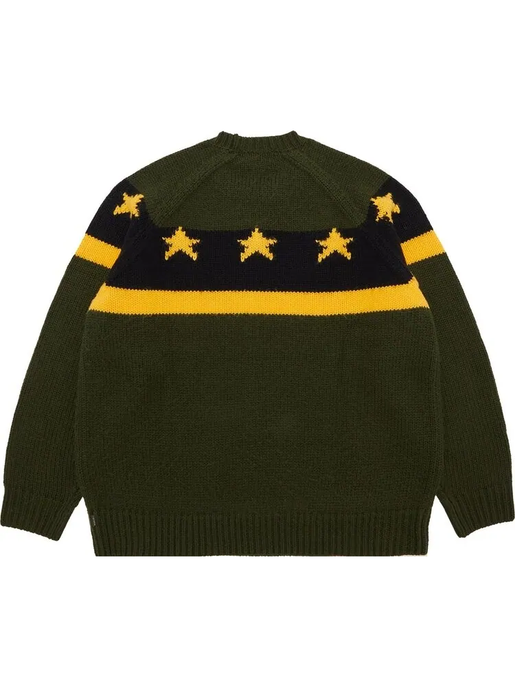 Свитер Supreme Stars 'Green' — изображение 2 из 3, зеленый