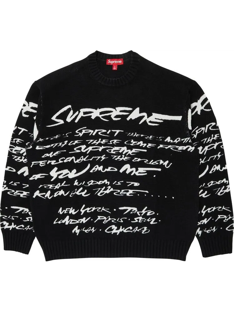 Свитер Supreme Futura 'Black' — изображение 1 из 3, черный