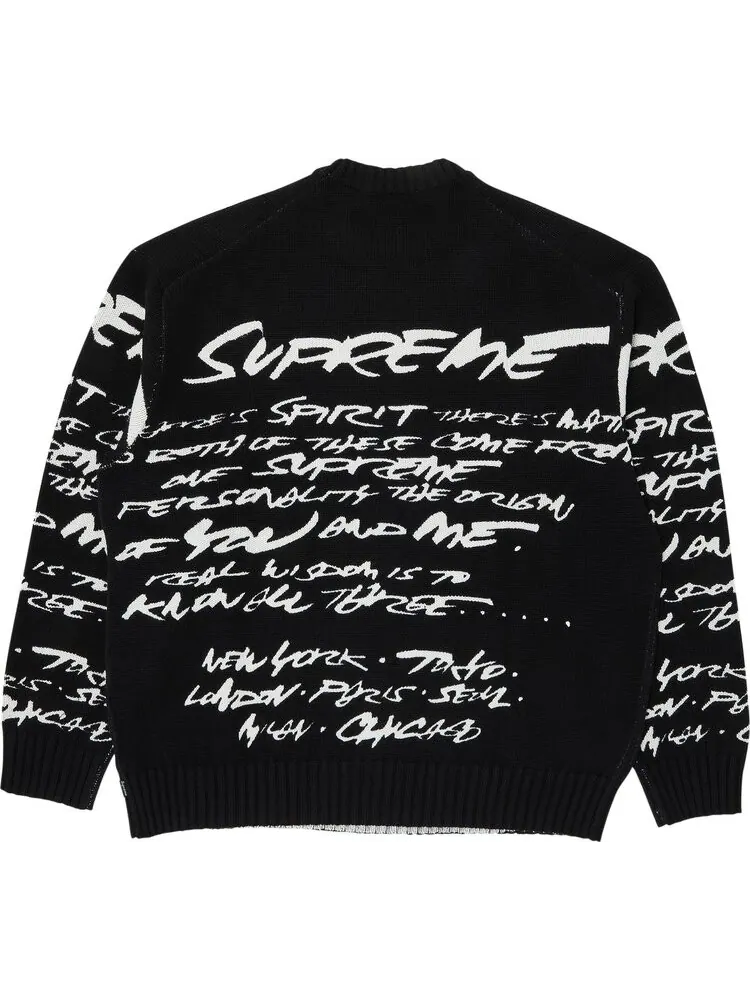 Свитер Supreme Futura 'Black' — изображение 2 из 3, черный