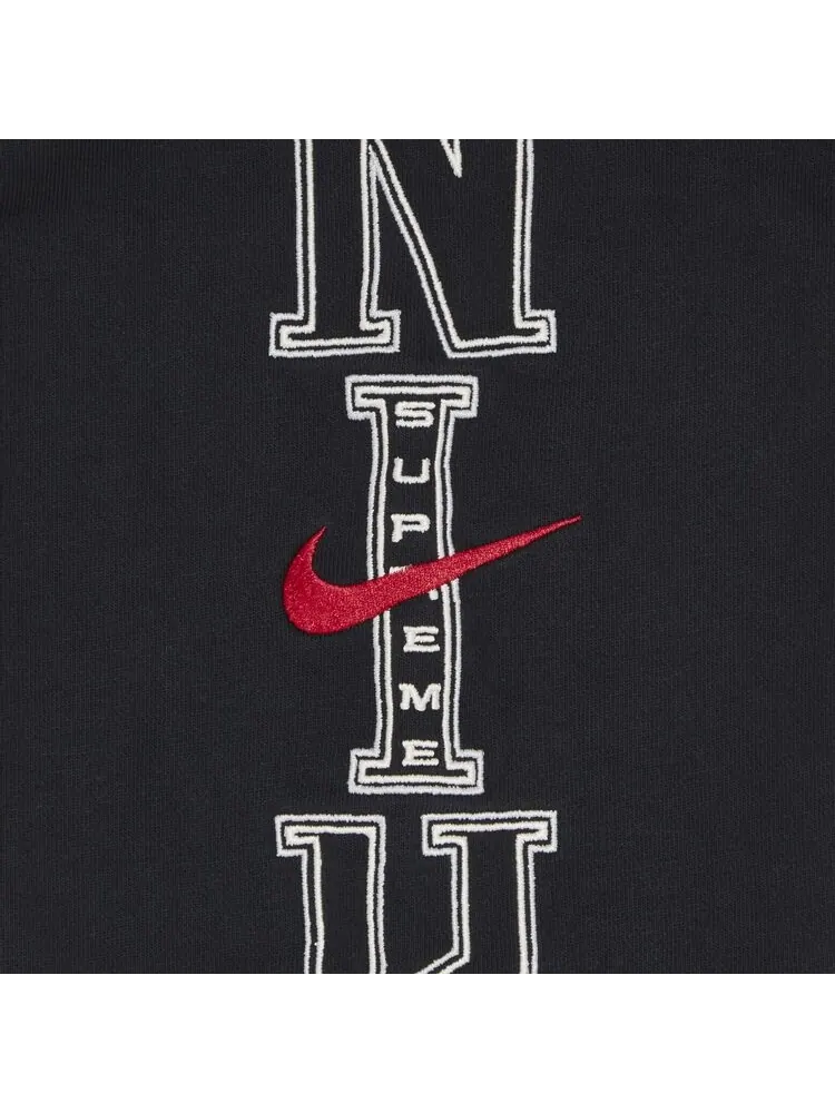 Толстовка Supreme x Nike Hooded Sweatshirt — изображение 3 из 3, черный