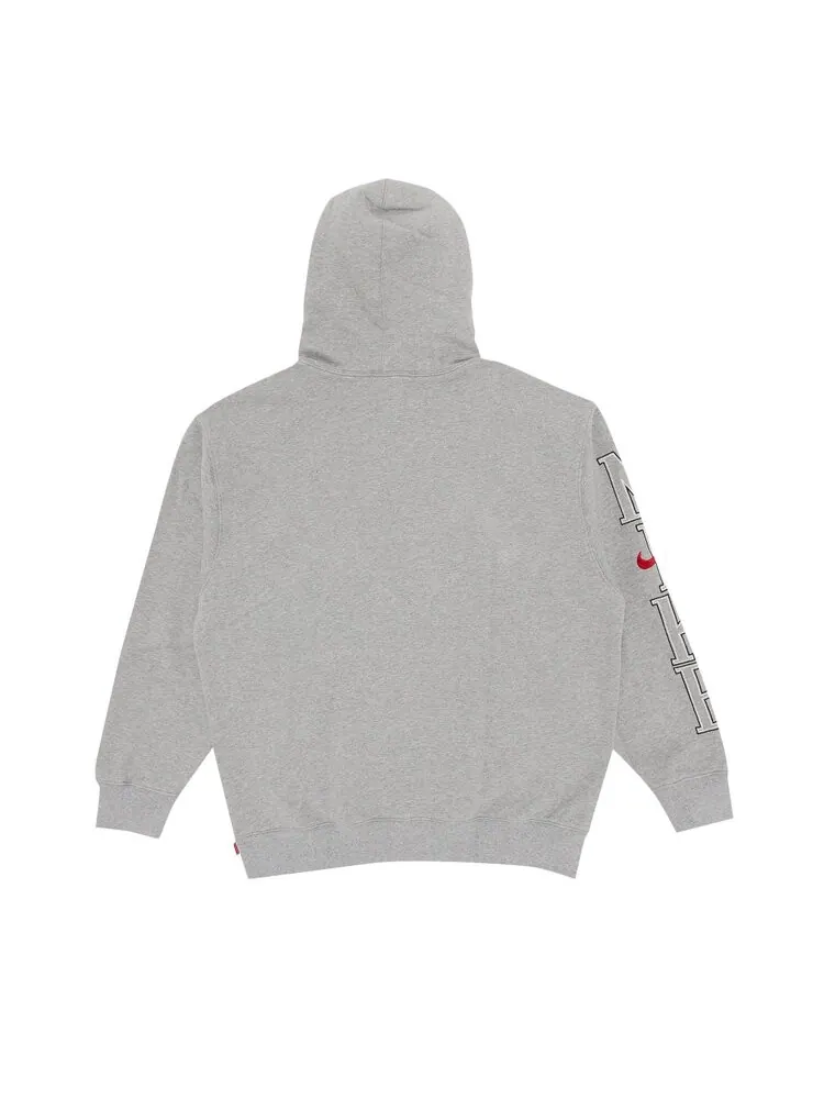 Толстовка Supreme x Nike Hooded Sweatshirt — изображение 2 из 3, серый