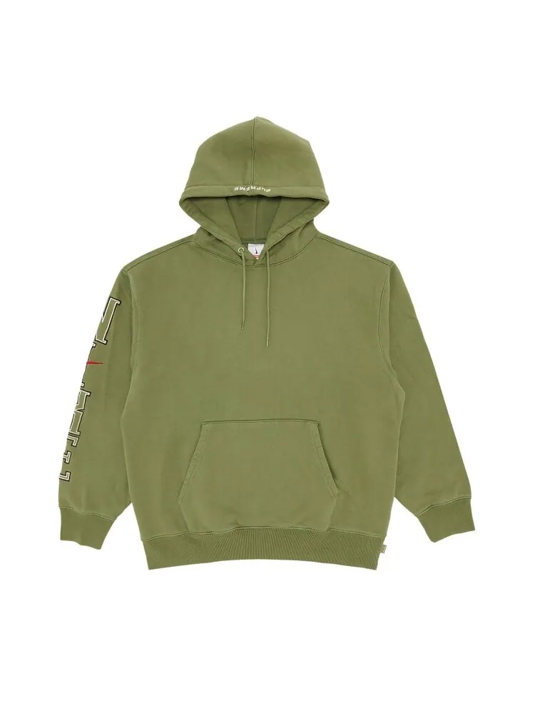 Толстовка Supreme x Nike Hooded Sweatshirt — изображение 1 из 3, зеленый