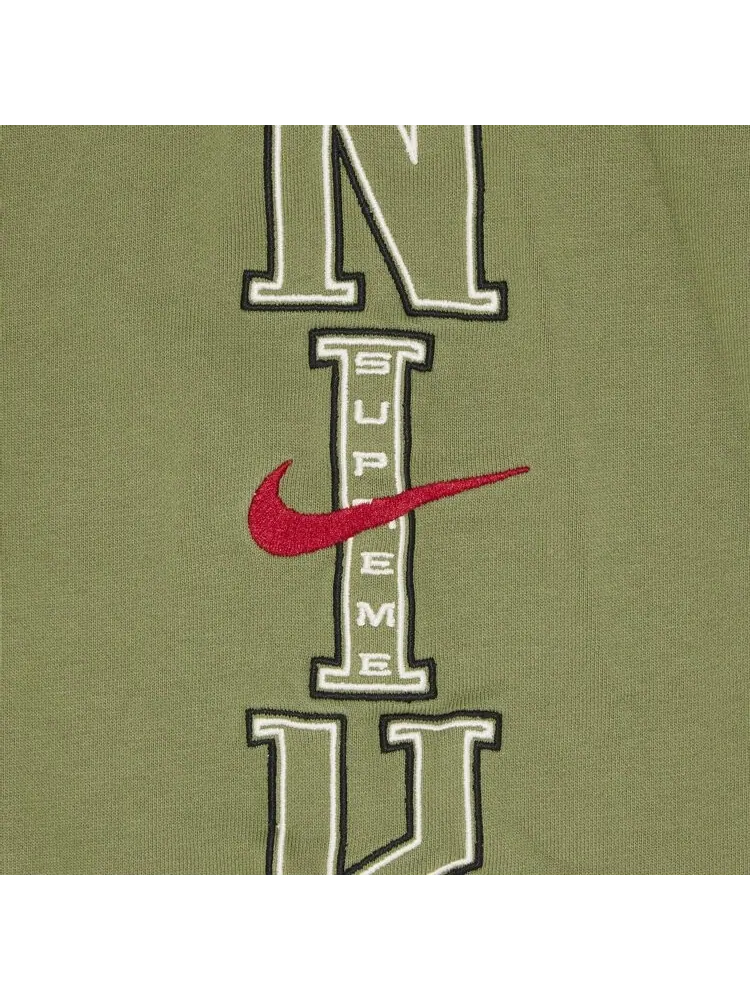Толстовка Supreme x Nike Hooded Sweatshirt — изображение 3 из 3, зеленый