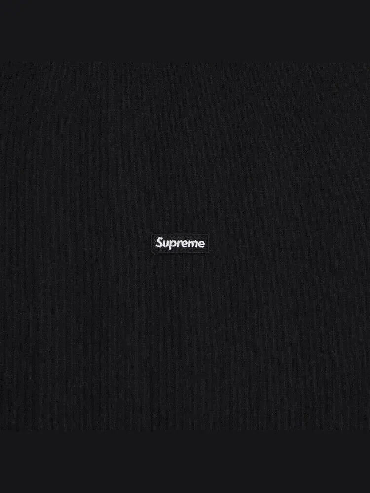 Толстовка Supreme Small Box Hooded 'Black' — изображение 2 из 2, черный