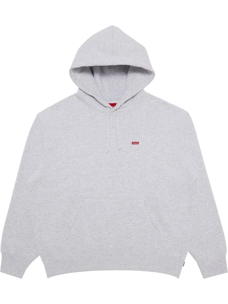 Толстовка Supreme Small Box Hooded 'Ash Grey' — изображение 1 из 2, серый