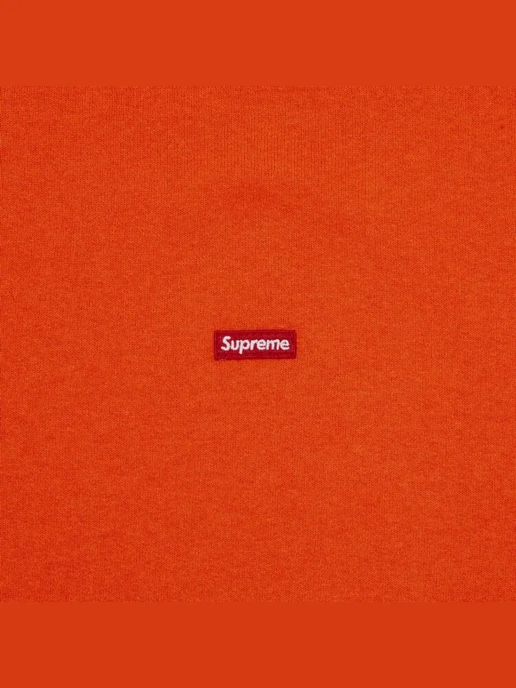 Толстовка Supreme Small Box Hooded 'Bright Orange' — изображение 2 из 2, оранжевый